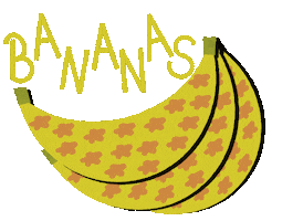Banana Fruit Sticker