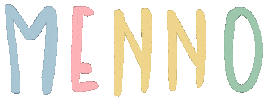 Lettering Menno Sticker