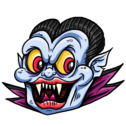 Horror Monster Sticker by El Mutante