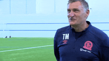 Mowbray Laughing GIF by Blackburn Rovers