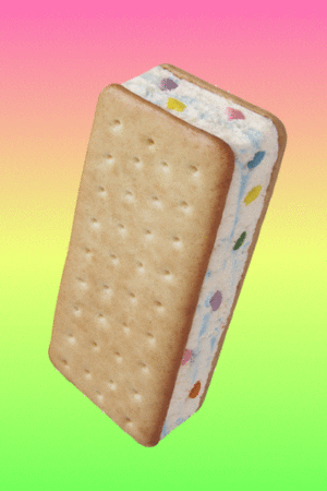 Ice Cream Sandwich GIF by Shaking Food GIFs