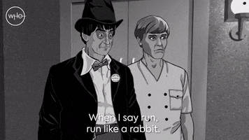 Run Away Get Out GIF by Doctor Who