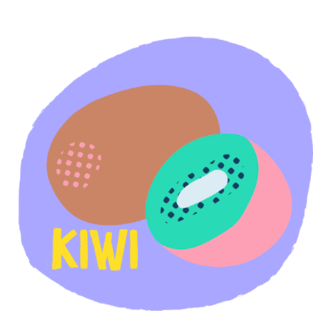 Kiwi Sticker by Menos 1 Lixo