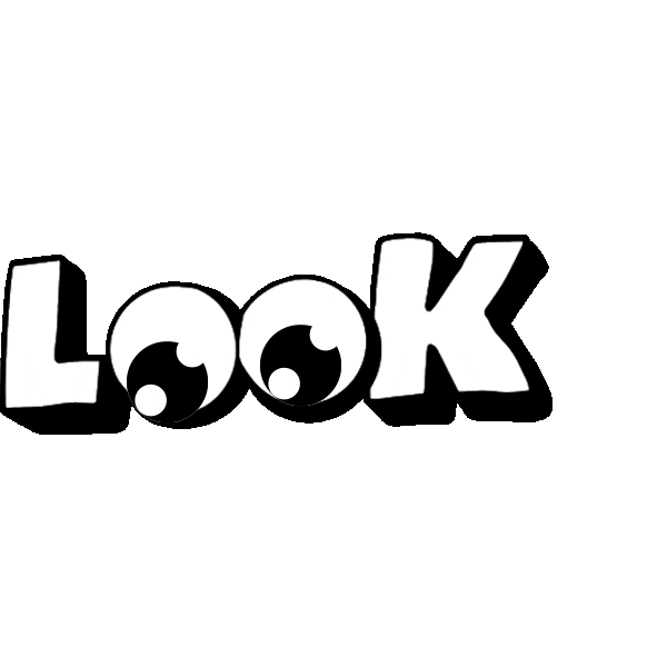 Look Wow Sticker by Mailchimp for iOS & Android | GIPHY