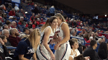 Womens Basketball Reaction GIF by Gonzaga Bulldogs