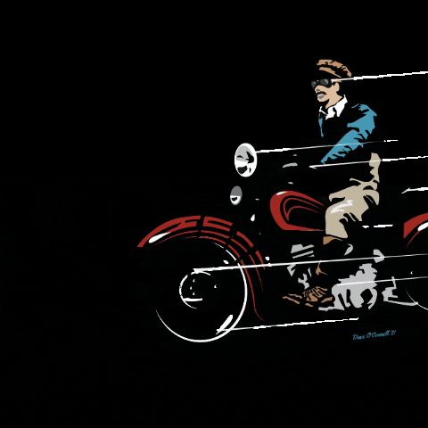 El Camino Vintage Motorcycle GIF by Luke
