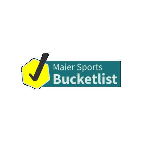 Bucketlist Sticker by maiersports