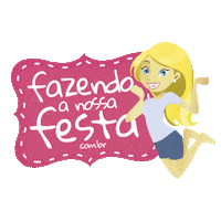 Sticker by Fazendo a Nossa Festa
