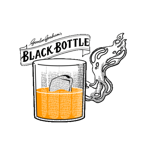 Black Bottle TW Sticker