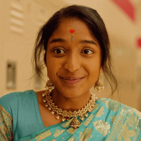 Excited Devi GIF by NETFLIX