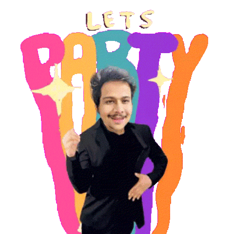Party Fiesta Sticker by Lucky Gupta