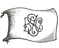 Flag Knight Sticker by British Straw Company