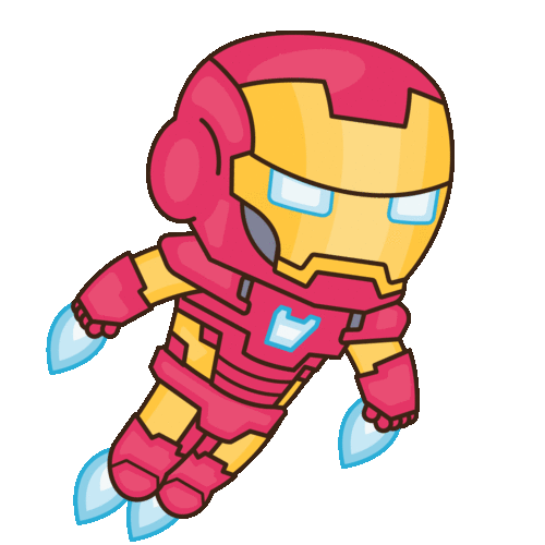 Flying Robert Downey Jr Sticker By Marvel Studios For Ios Android Giphy