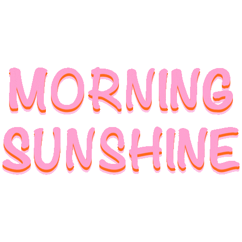 Good Morning Art Sticker