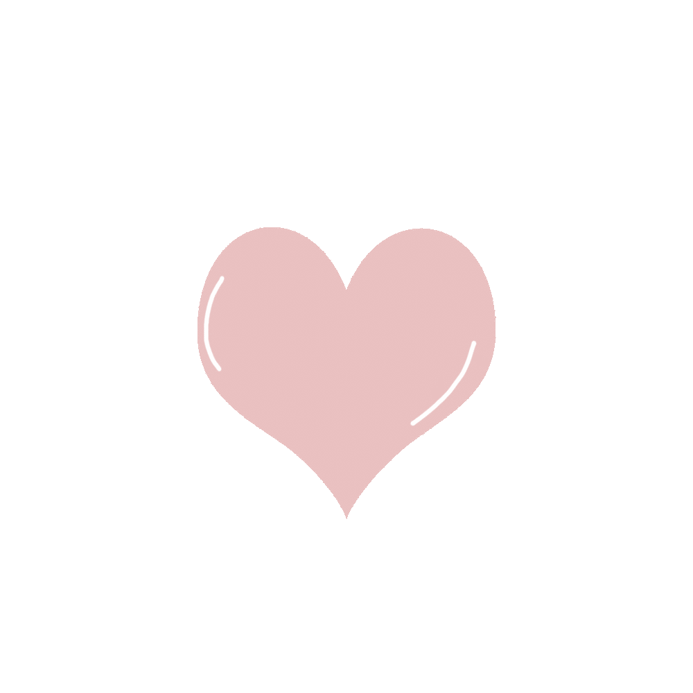 Heart Pink Sticker by Kissblush Cosmetics for iOS & Android | GIPHY