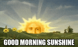 Good Morning Sunshine GIF by Gospooky