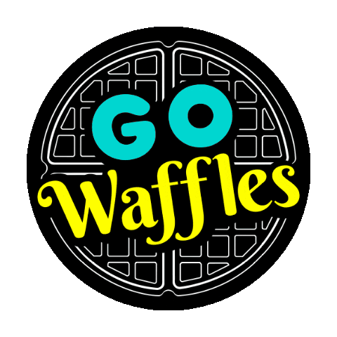 Go Waffles Sticker
