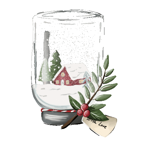Winter Solstice Christmas Sticker