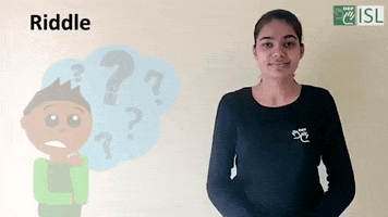 Sign Language Riddle GIF by ISL Connect