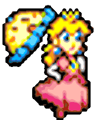 Super Mario Peach Sticker