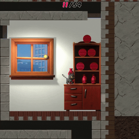 Cat 3D GIF by Nekologic