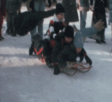 Winter Sledding GIF by US National Archives