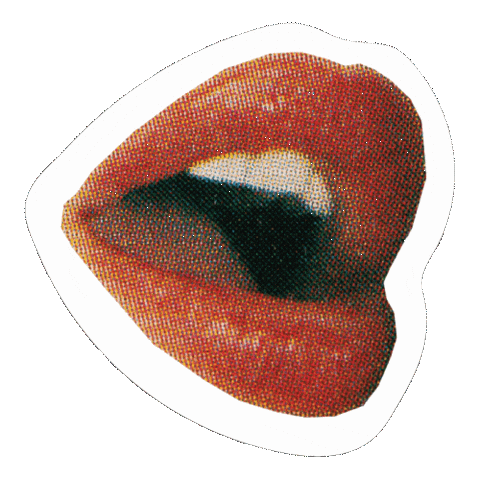 Red Lips Sticker by Sunnie