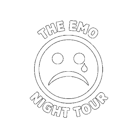 The Emo Sticker by The Emo Night Tour