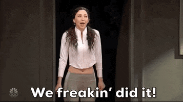 We Did It Reaction GIF by Saturday Night Live