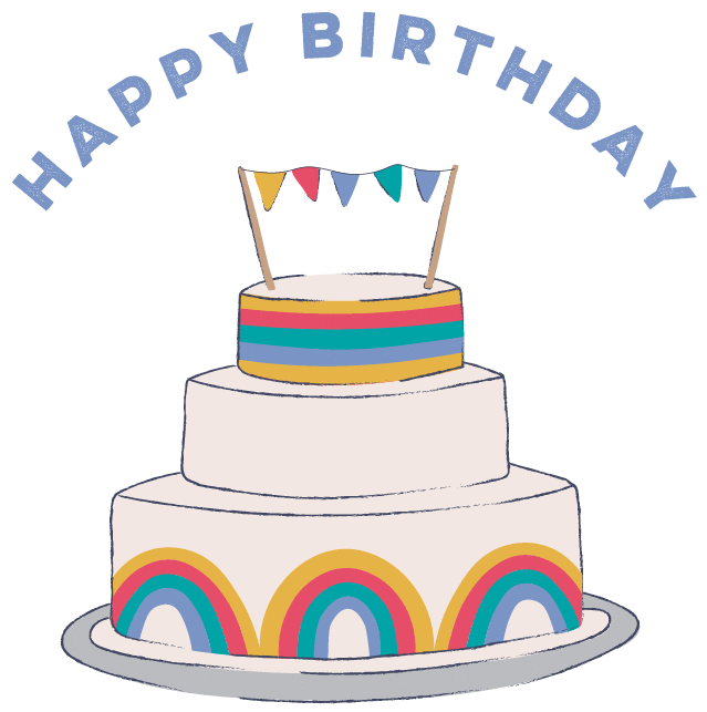 Happy Birthday Sticker by Frugi