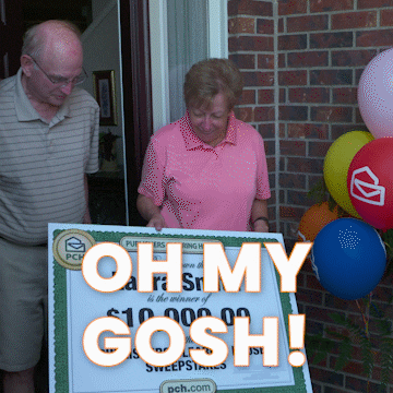 Oh My Gosh Surprise GIF by Publishers Clearing House