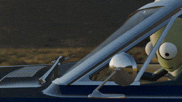 Angry Drive By GIF