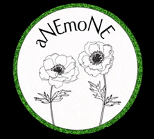 anemonejardineria logo circulo pato anemone GIF
