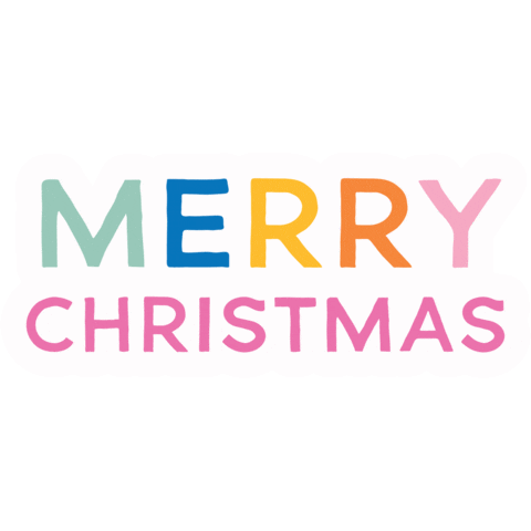 Merry Christmas Sticker by littleloveclub