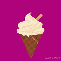 Ice Cream Summer GIF by Maria Johnsen