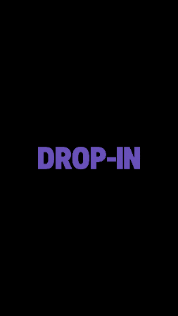 Purple Logo GIF by Drop-in