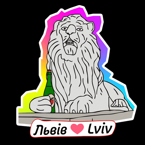 Lion Leo GIF by Dmytro Borysov's Gastrofamily