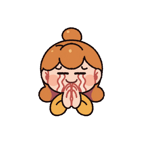 涙 Thank You Sticker