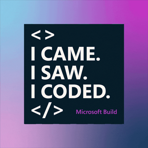 Code Msbuild GIF by Microsoft Cloud
