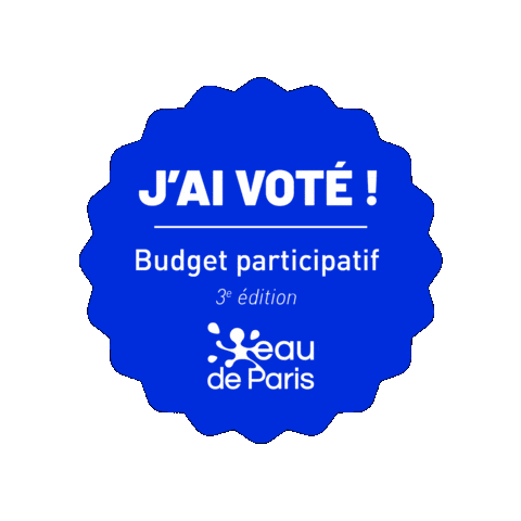 Budgetparticipatif Sticker by eaudeparis