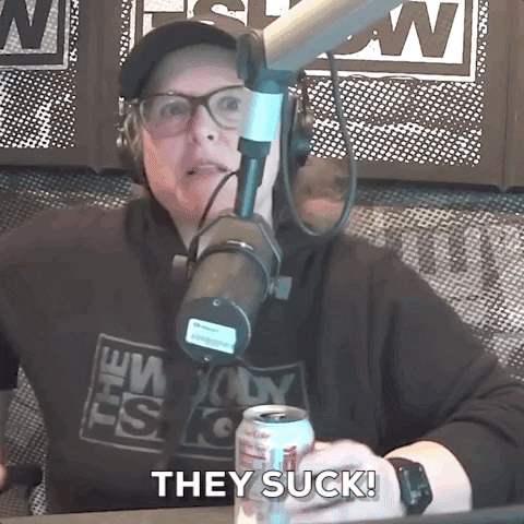 They Suck GIF by The Woody Show