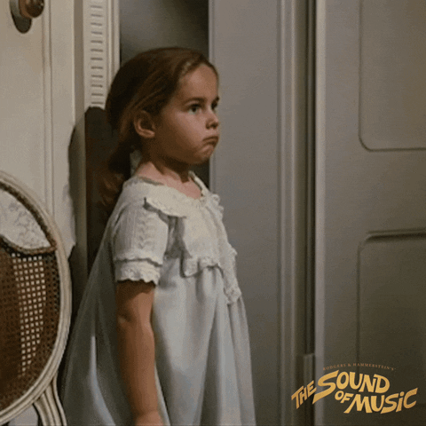 Scared Classic Film GIF by The Rodgers & Hammerstein Organization