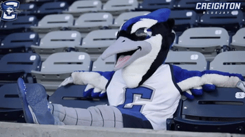 Mascot Waiting GIF by Creighton University Athletics