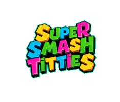 Super Smash Titties Sticker