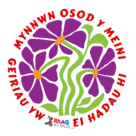 Rhieni Dros Addysg Gymraeg Sticker