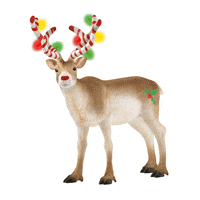 Happy Rudolph The Red Nosed Reindeer GIF by Schleich USA