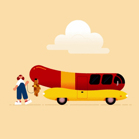 Hungry Hot Dog GIF by Oscar Mayer