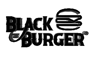Black Burger Sticker