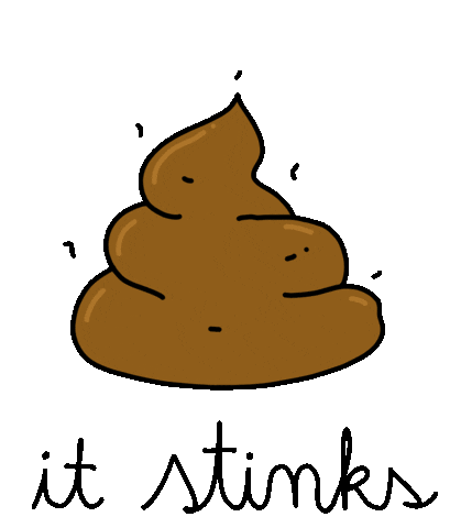 Poop It Stinks Sticker by Raf Sinopoli for iOS & Android | GIPHY