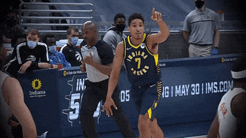 This Way Pointing GIF by Indiana Pacers